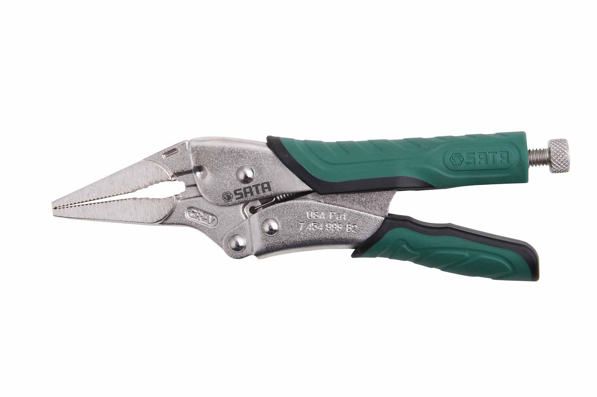 71305尖嘴带刃快速释放大力钳6"