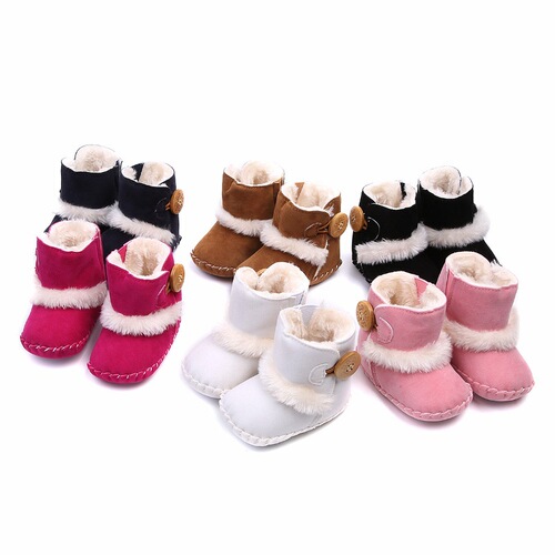 Winter baby rubber sole anti-slip cotton shoes warm and comfortable baby toddler shoes front shoes indoor shoes 