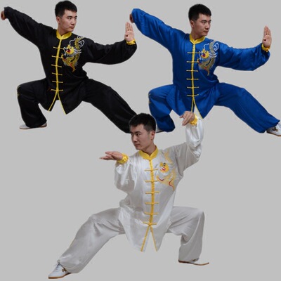 tai chi clothing kung fu uniforms Embroidered martial arts training suit short sleeves wing chun suit