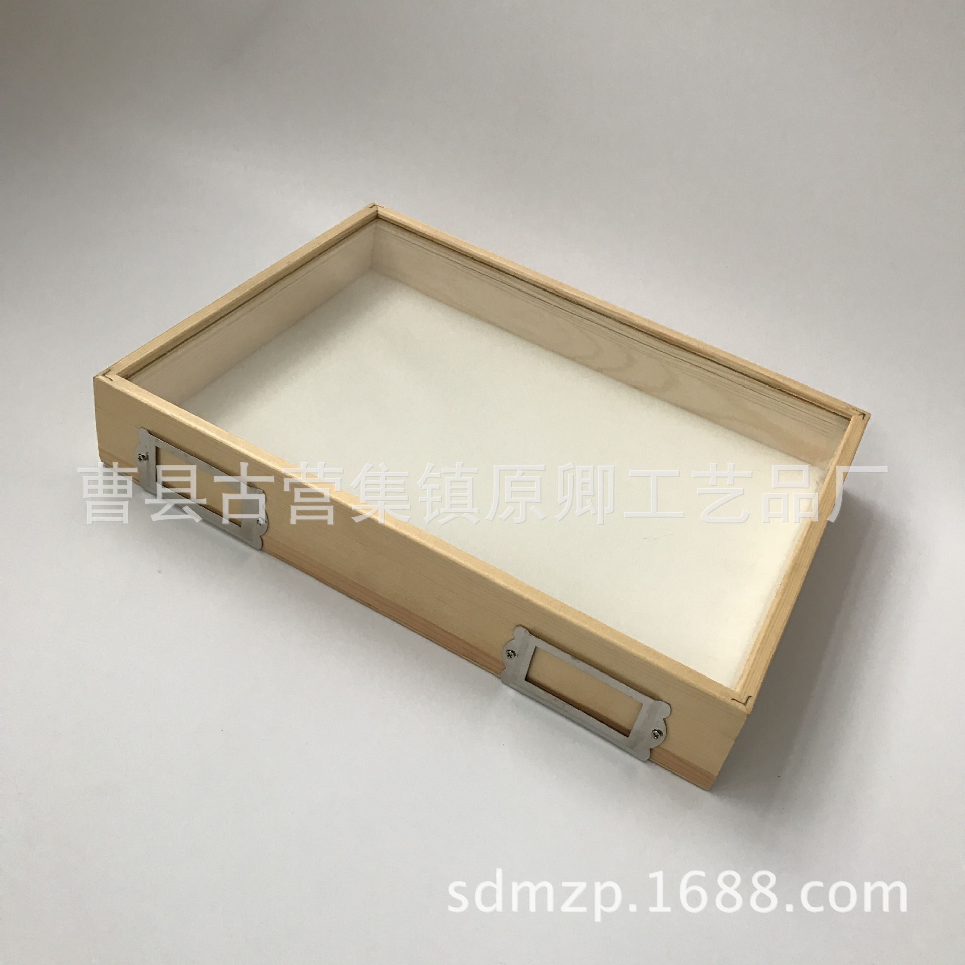 昆虫实木标本盒 蝴蝶标本展示盒子 木制植物标本盒