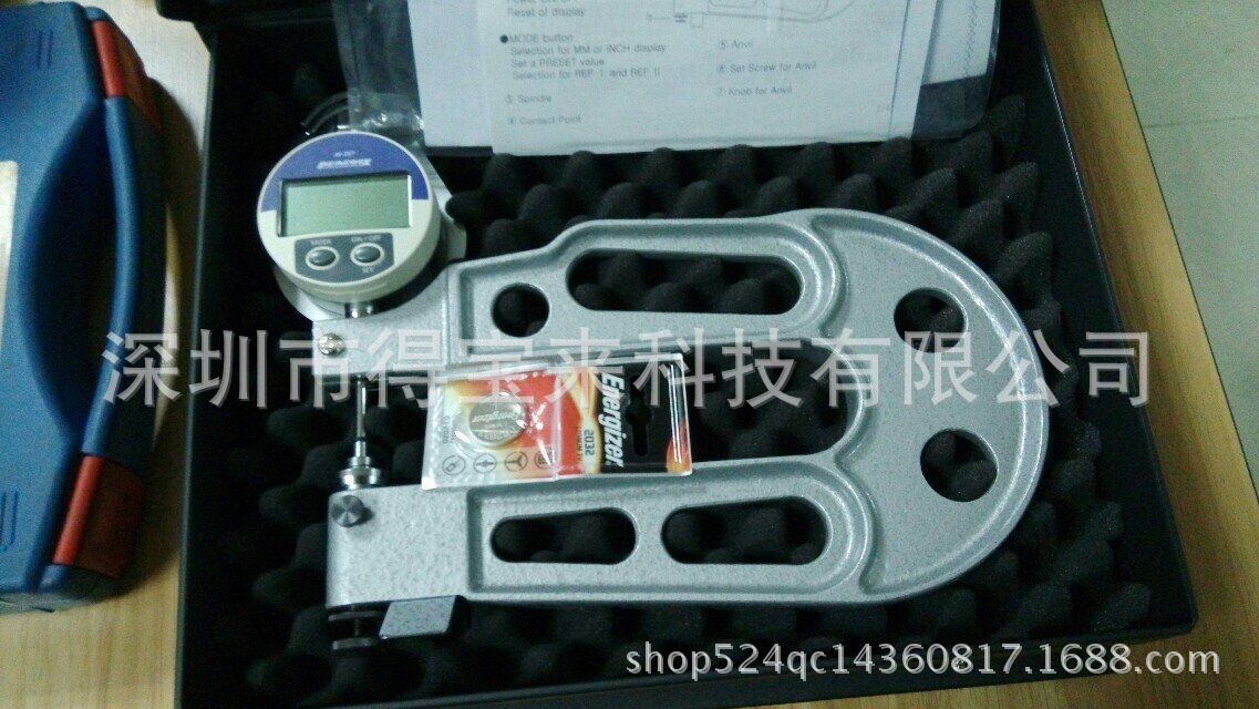 批发日本PEACOCK孔雀牌JA-205 JA-257 K1-257 GH-127数显厚薄表