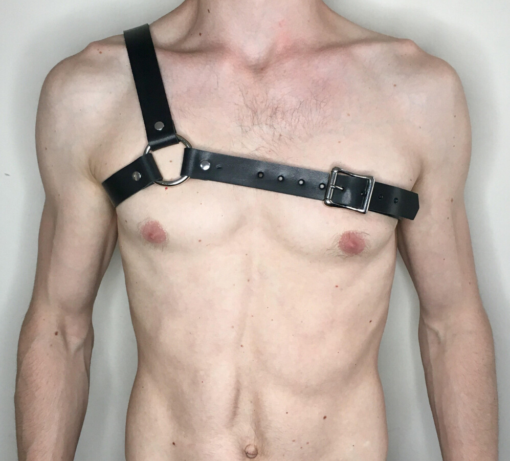 Juguetes sexuales cuero vinculante cinturón de cuero de los hombres cinturón de pecho ropa de los hombres trajes de cuero decoración de cuero