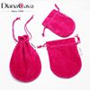 colour Spot 3 size Ring Earrings Necklace Flannel bags Drawstring Jewelry Bag Drawstring Jewellery Bag