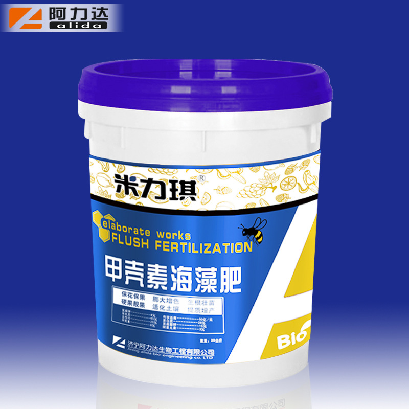 甲壳素海藻肥 20kg桶装冲施肥 蔬菜果树通用液体肥 腐殖酸水溶肥