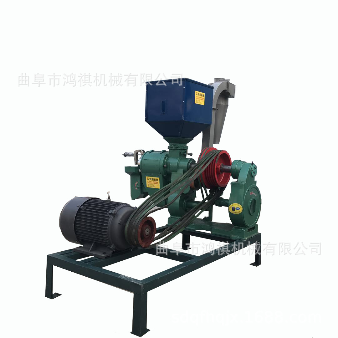 新乡小型辊式碾米机 鸿祺脱皮碾米机厂家 二相电小型打米机