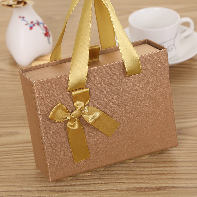 Gran lazo rosa para enviar novia caja de regalo de cumpleaños compañero de boda caja de regalo caja de cajón caja de embalaje de caramelo