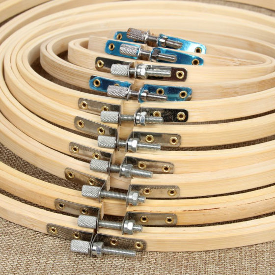 Factory direct bamboo embroidery shed embroidery tools embroidery stretch cross stitch bamboo embroidery ring embroidery frame embroidery shed embroidery frame