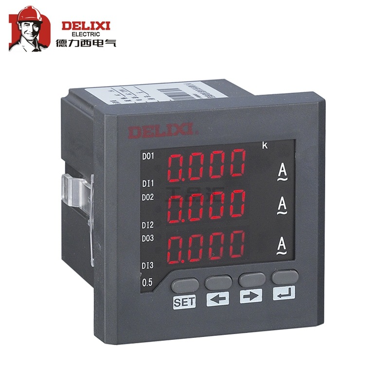 德力西电气 安装式可编程数字显示电测量仪表；PZ2222L-6K4 600V
