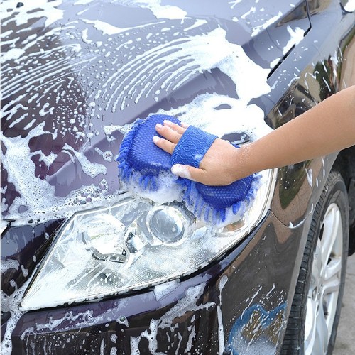 Sponge gloves for car washing, chenille car sponge blocks, coral sponges, large cleaning tools and beauty supplies