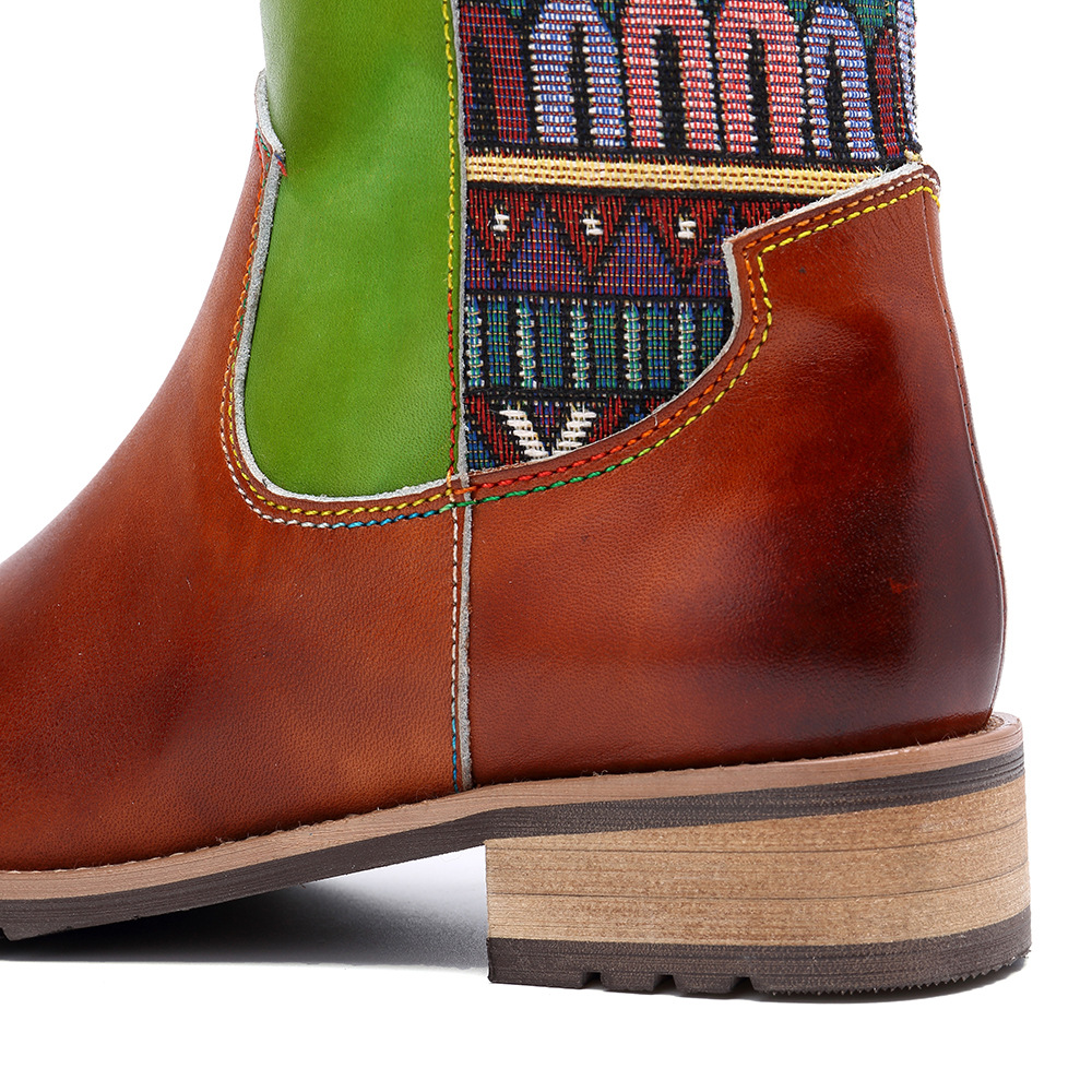 Bottes femme en En cuir - Ref 3355047 Image 18