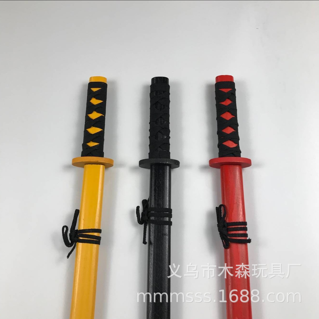 木质油漆小号武士木刀剑 日本刀东洋刀模型儿童玩具刀景区热销-阿里巴巴