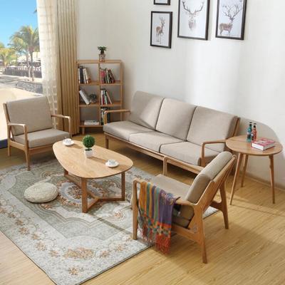 Northern Europe Simplicity solid wood sofa oak Sofa Office Sofa a living room Sofa Set Sofa chairs