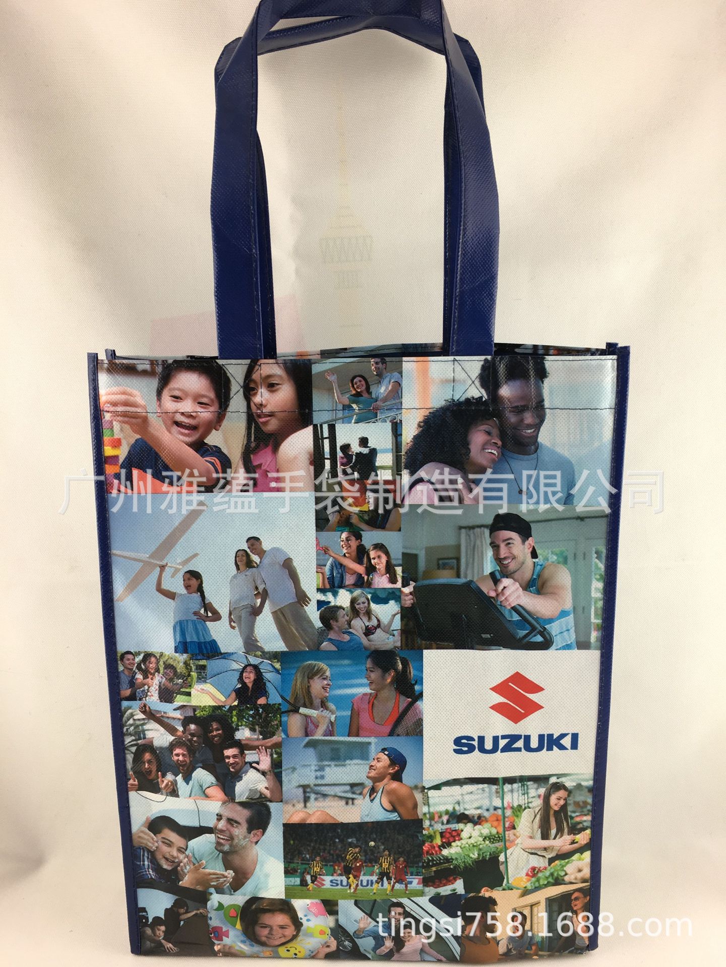 供应车展彩印复膜袋 展会促销袋 产品包装袋 PP彩印购物袋厂