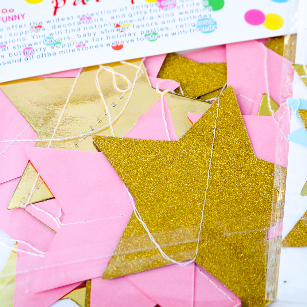 Party Occasion Birthday Star Paper Party Banner