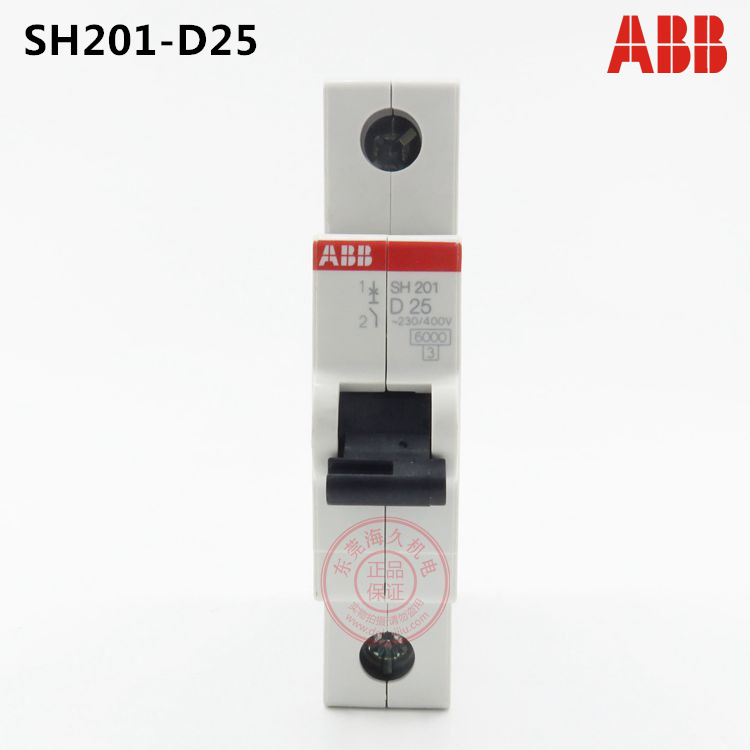ABB微型断路器SH201-C50NASH200系列1P6KA2CDS211103R0504