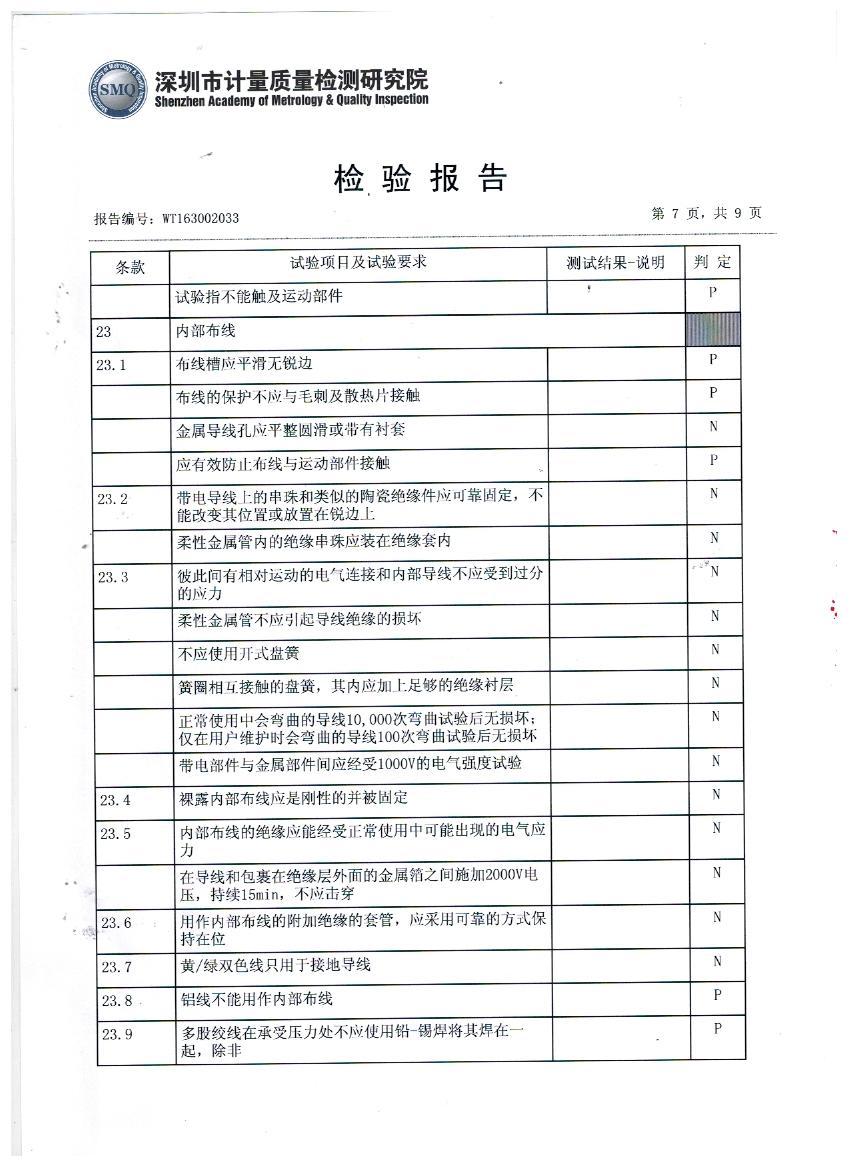 护眼仪检测报告 006