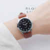 Fresh universal waterproof trend fashionable watch for leisure, Korean style, simple and elegant design