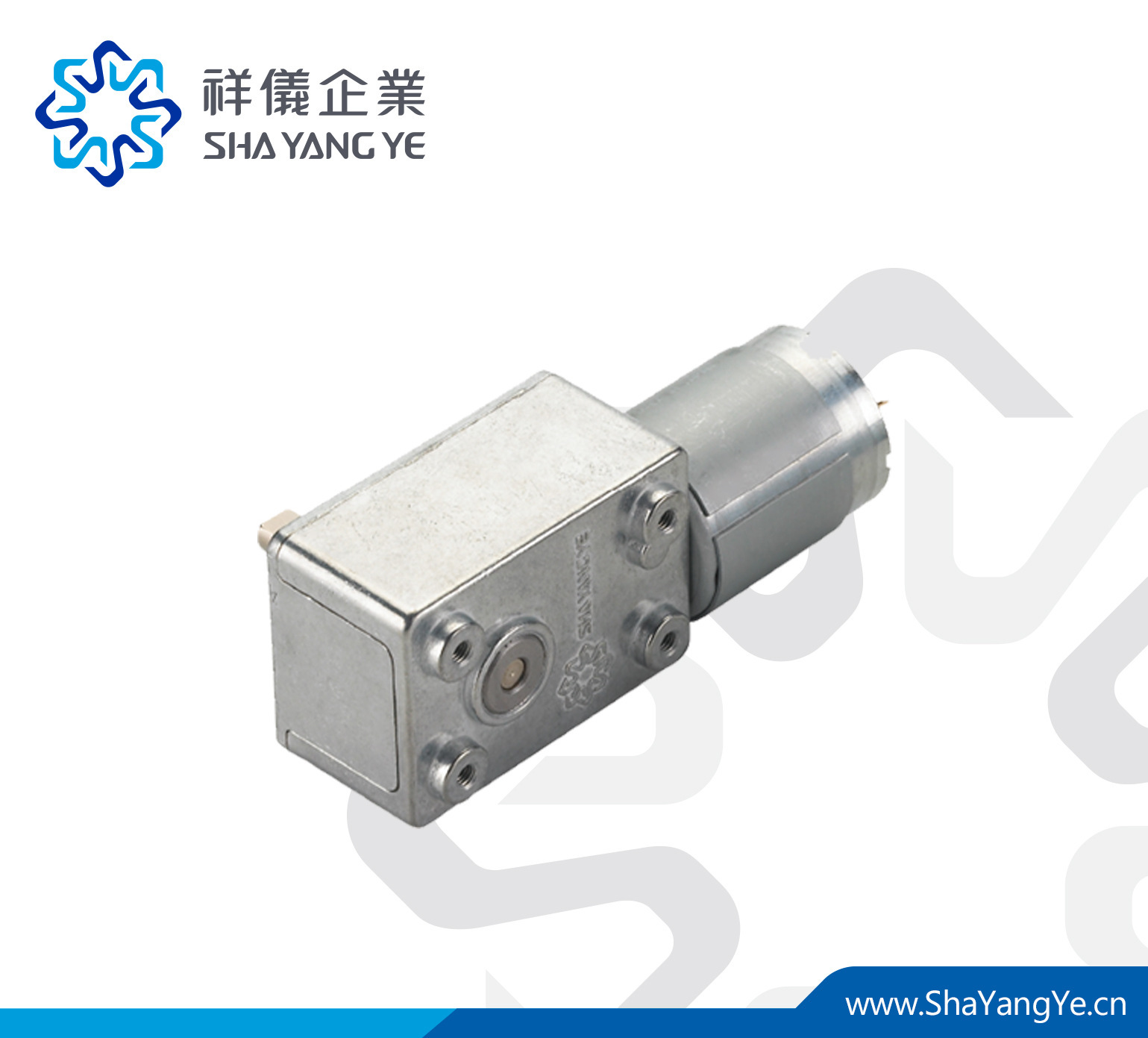 SHAYANGYE涡轮蜗杆齿轮减速电机WG32GM 蜗轮蜗杆减速机