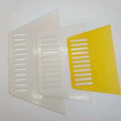 Single layer yellow scraper baking tool plastic scraper putty scraper film wallpaper scraper manufacturer wholesale