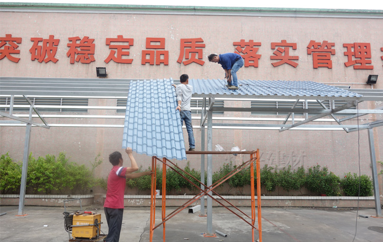 树脂瓦瓦安装步骤6