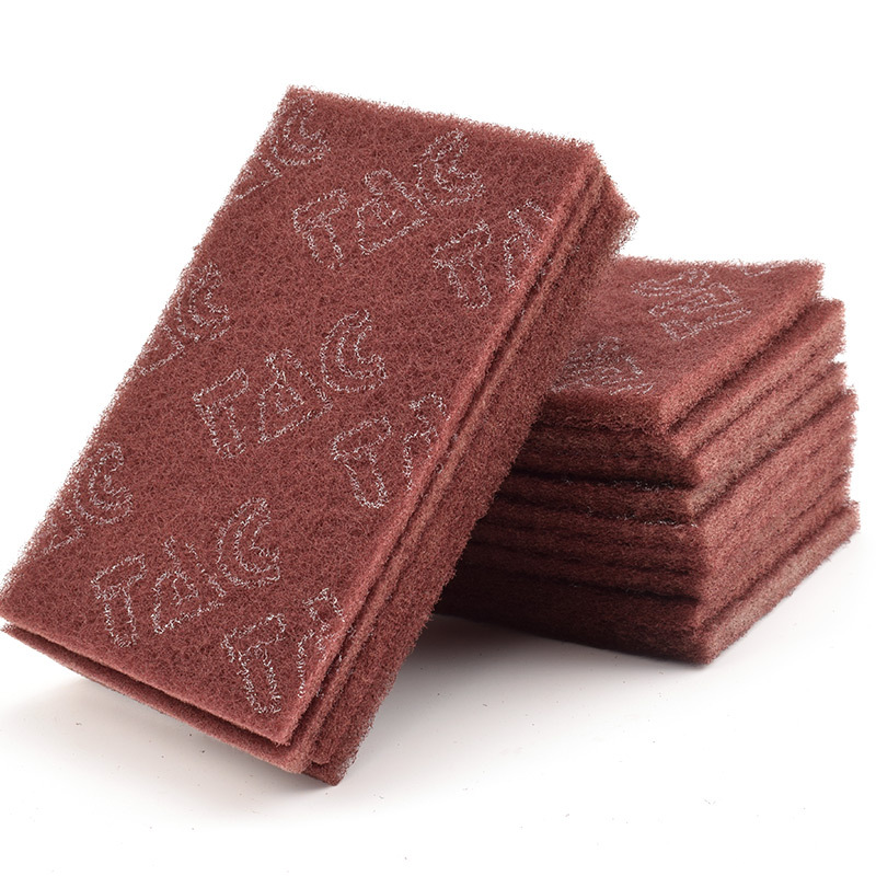 工业百洁布TAC7447B卫浴五金合金门窗拉丝家具打磨320目不锈钢