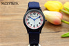 Nylon blue quartz children's military watch suitable for men and women for beloved, simple and elegant design