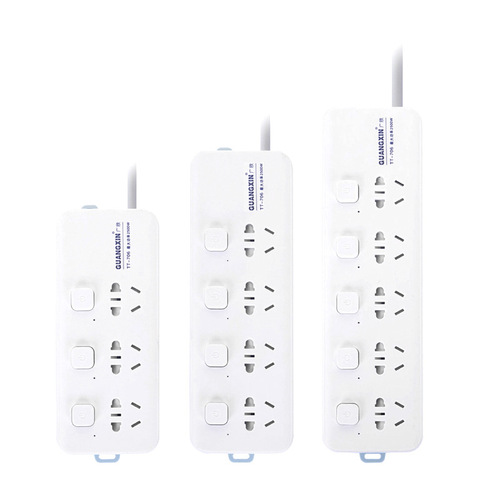 Wholesale high-power household plug adapter, new national standard power strip, office smart conversion plug