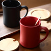 Source factory Simple Nordic Creative Coffee Cup matte personality cup printed logo couple milk ceramic cup