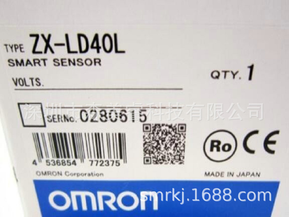 ZX-LD40 欧姆龙OMRON 智能传感器  全新原装正品 假一罚十
