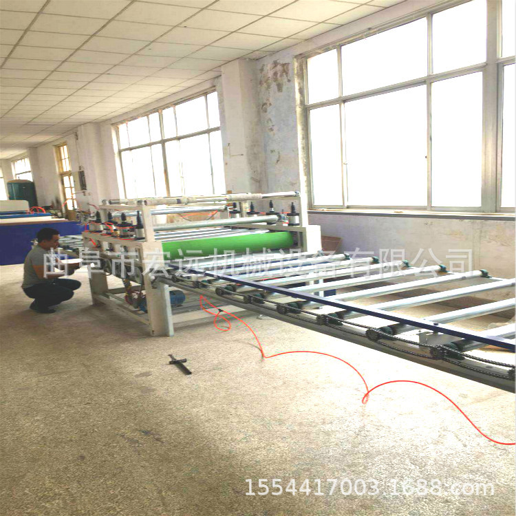 木工机械宝丽板贴纸机 石膏板贴纸机设备生产线 现货供应