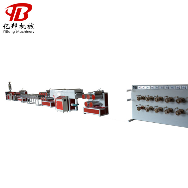 SJL麻拉丝机组供应PPPE亚麻扁丝绳拔丝机械