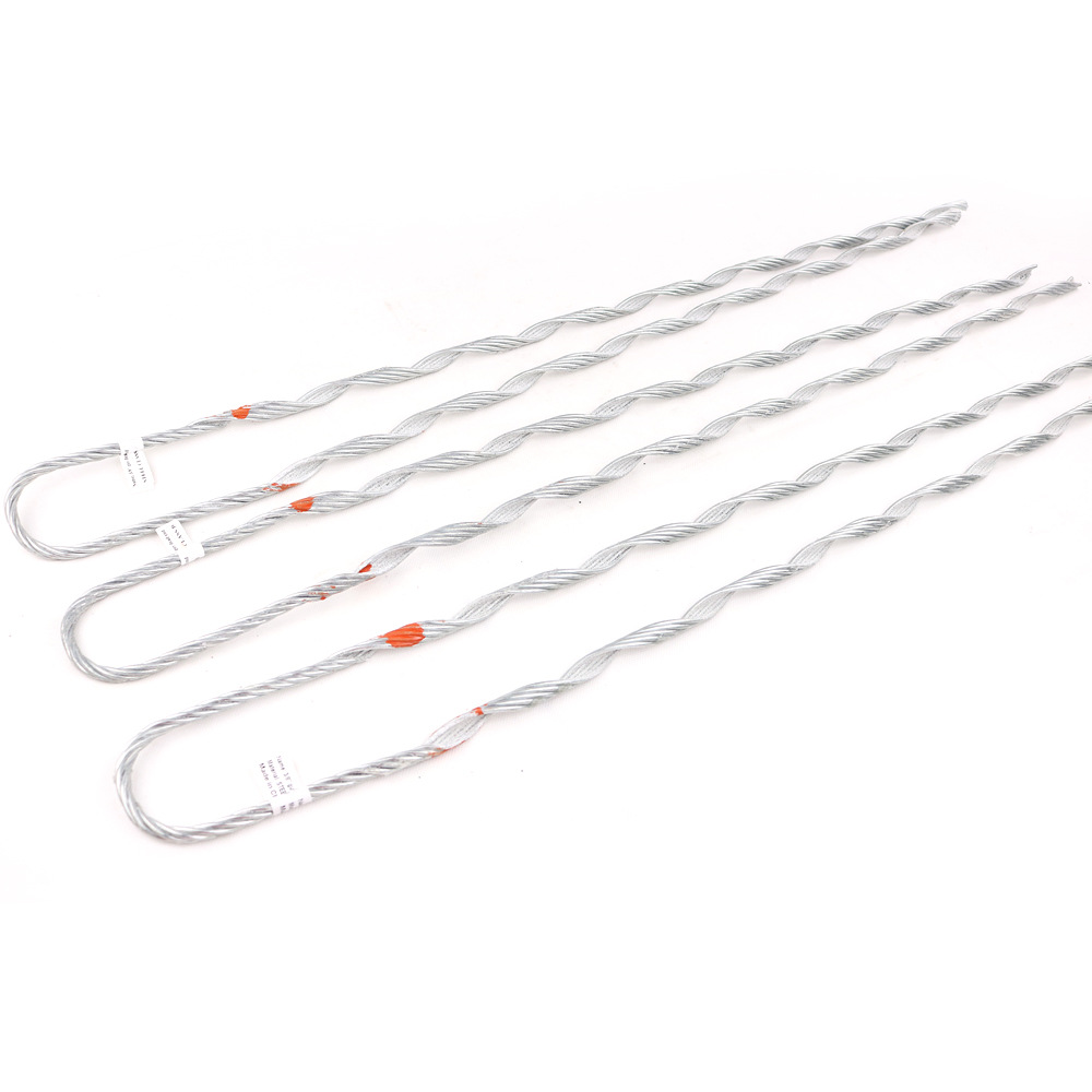 预绞丝一件代发adss/opgw 导线耐张线夹 固定在杆塔或者地锚上