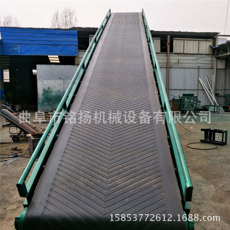 环形平板输送机 运行稳定输送机 装车移动旋转皮带机