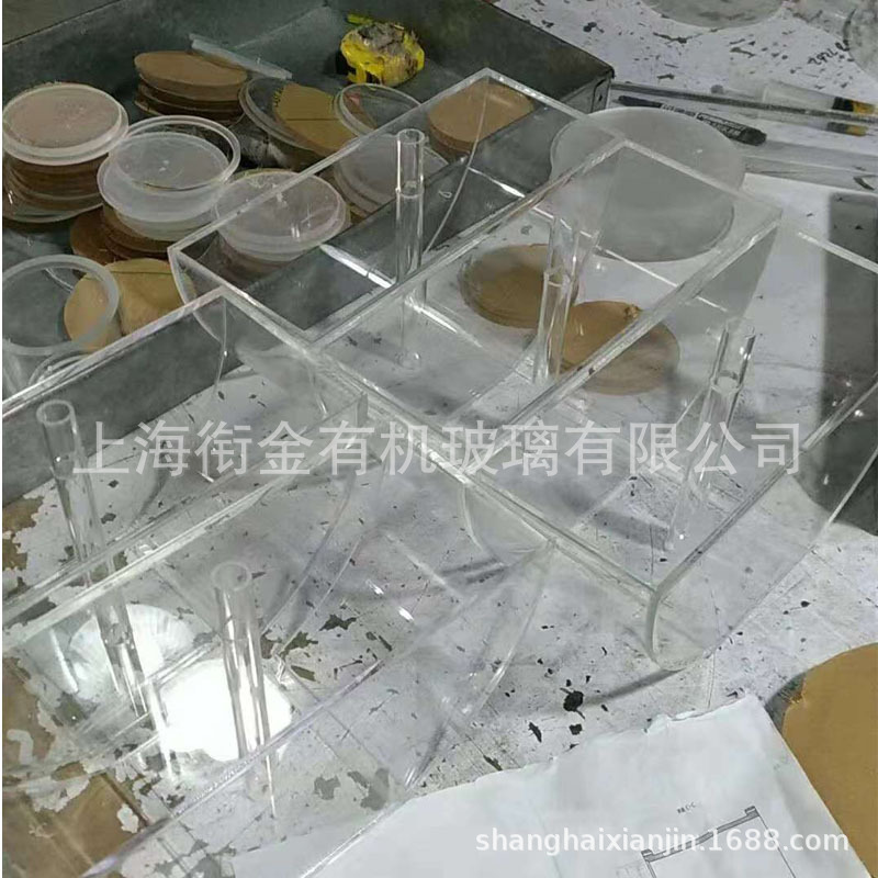 高透明 有机玻璃盒子 热弯 亚克力盒子 热弯成型 来图加工定做