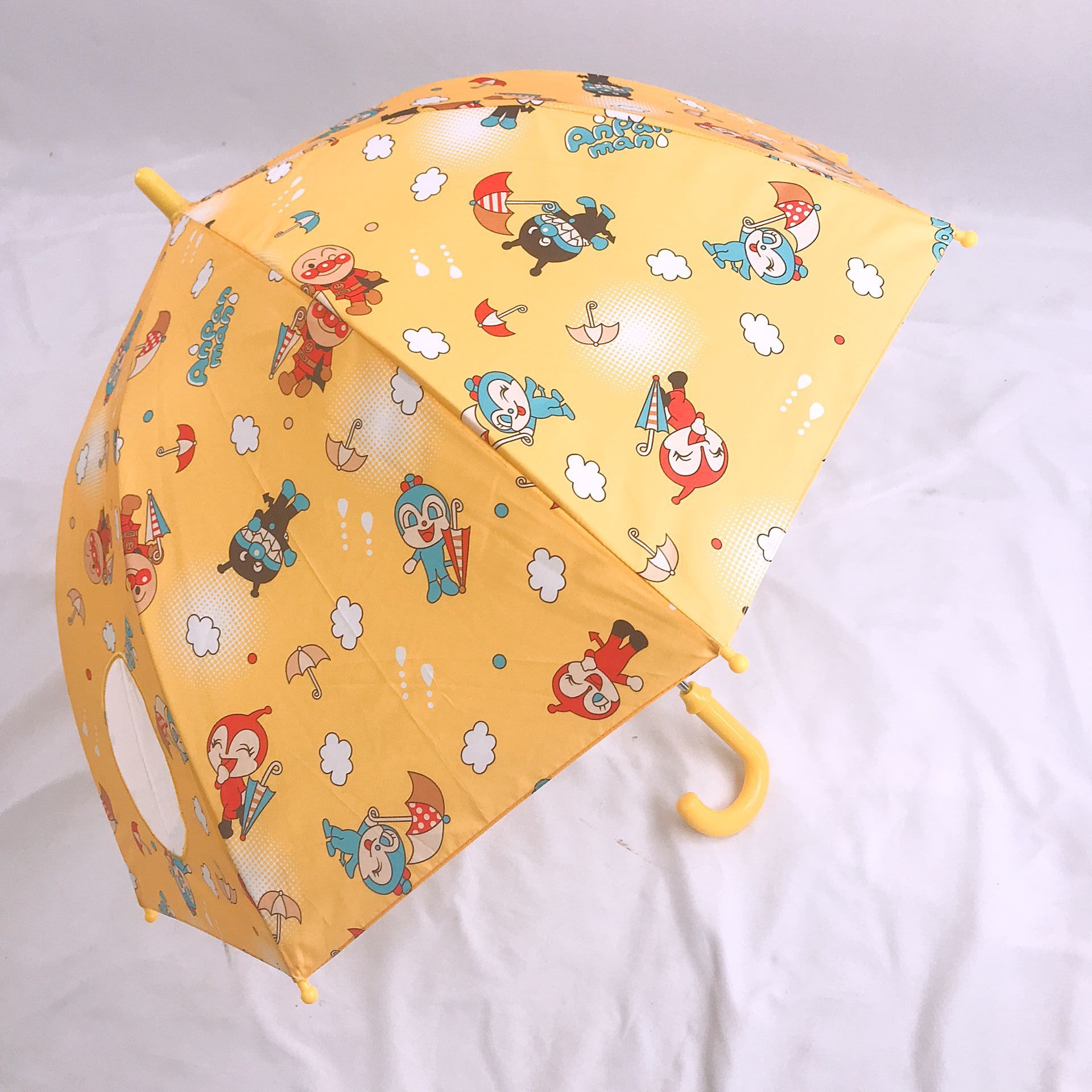 アンパンマン 子供傘 透明窓付き 晴雨兼用傘 キャラクター傘 安心 詳細画像