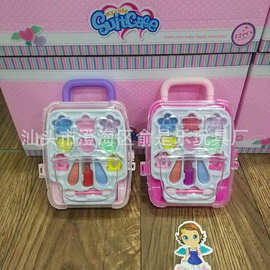 过家家玩具收纳箱新品厂家儿童过家家手提拉杆箱女孩化妆饰品玩具