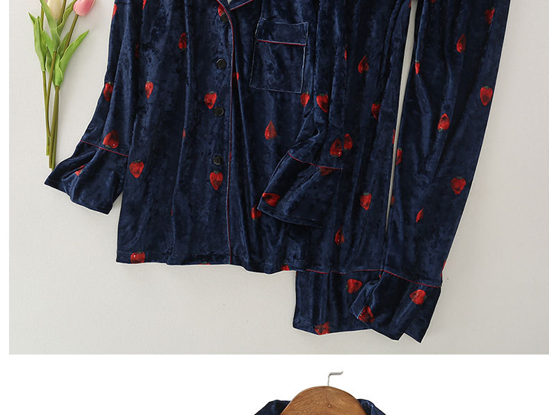 New Korean velvet pajamas two-piece suit   NSMR7794