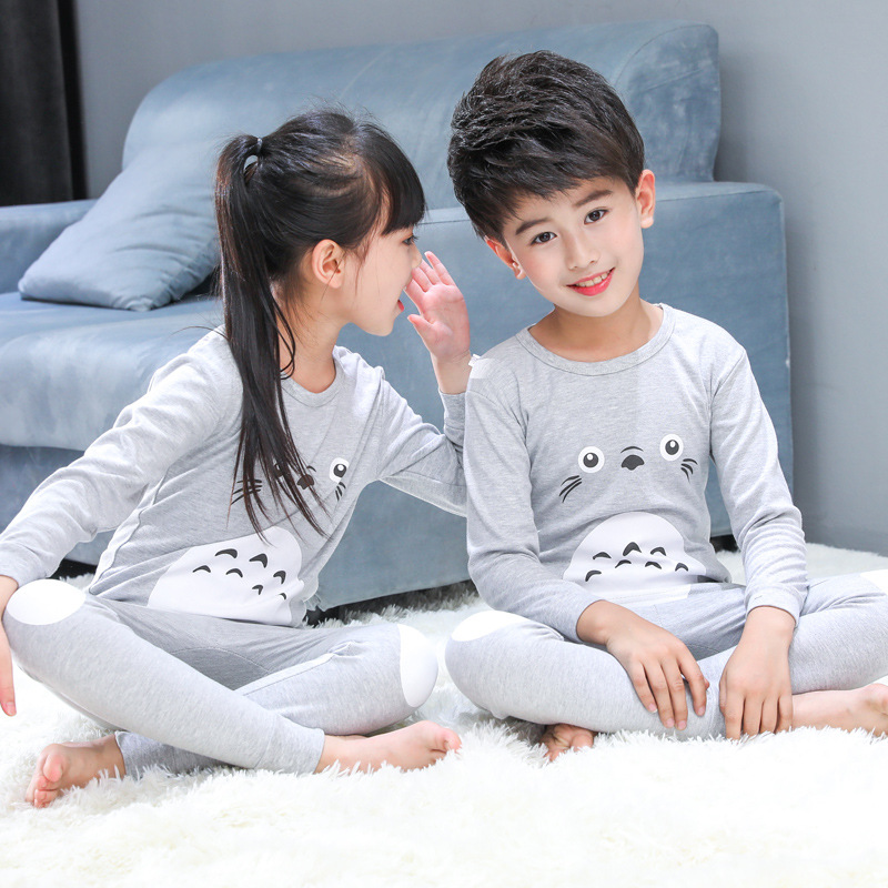 2018爆款秋季童装儿童内衣套装秋衣秋裤中大童睡衣童装外贸爆款