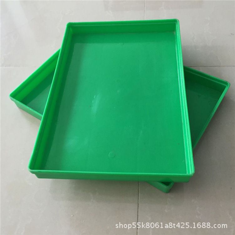 供应蓝色塑胶方盘，黑色静电方盘 浅底加厚周转箱