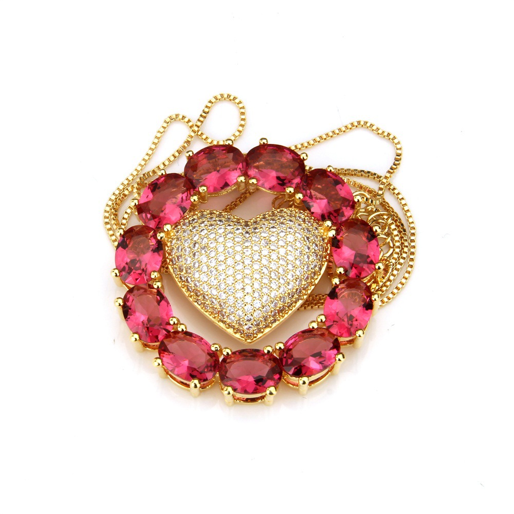 Copper Fashion Geometric necklace  Alloy NHBP0263Alloypicture5