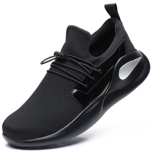 抖音同款飞织透气跑步鞋男士轻便运动飞织网面鞋厂家一件代发