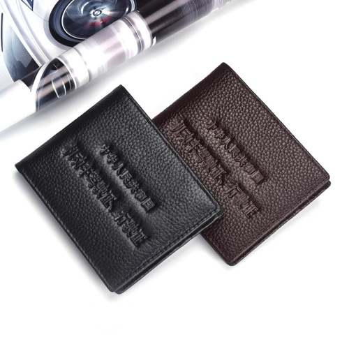 Factory Direct Sale Genuine Leather Wallet Driving License Cover Double Page Driving License Wallet Motor Vehicle Driving License Holder Document Bag