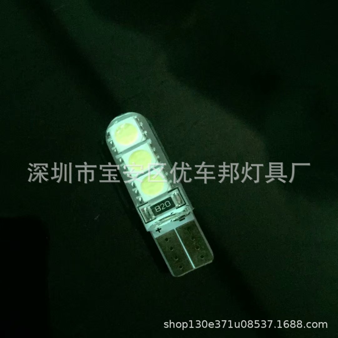 (2) T10 Ǹ ڵ LED   ǥõ W5W T10 5050 6SMD