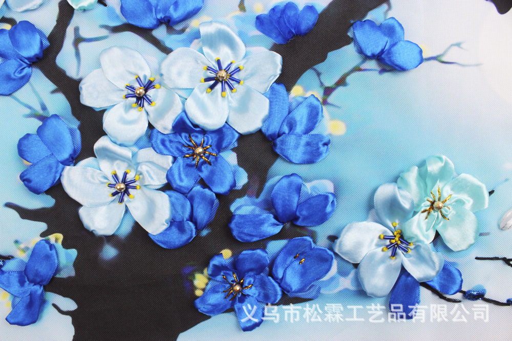 Oujin nianhua cinta bordado fábrica directa color impresión colgante pintura yongmei sala de estar entrada pintura decorativa