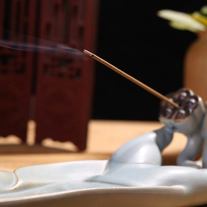 厂家百草药香贴牌定制20克檀香沉香线香室内熏香塔香佛香塔香批发