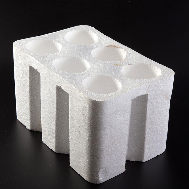 厂家直供泡沫盒 定 做酒类快递包装防震保温盒 六支红酒泡沫盒