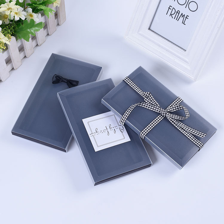 厂家定制 首饰礼品包装牛皮纸盒 定做通用抽屉式包装盒 量大价优