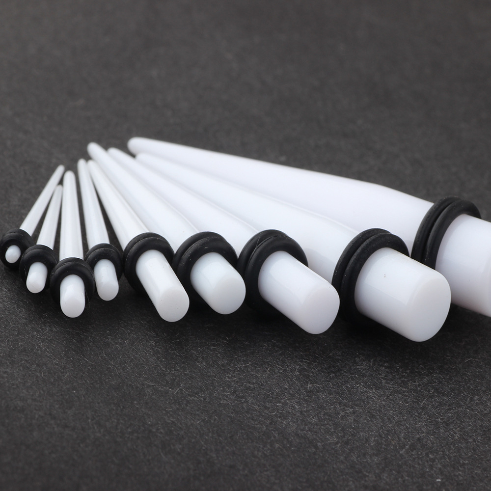 Acrylic Ear Stretcher Set 18 Pcs/36 Pcs Ear Gauges 1.6-10mm Piercing Jewelry detail image 11