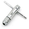 T -shaped tapers hand -handed spiny wheel tap wrench hinge with 5PC thread tap