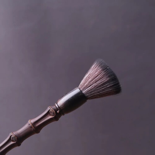 Old bamboo joint pot-raising pen, fine workmanship, non-shedding kung fu tea ceremony six gentlemen accessories, teapot carbonization pot-raising pen, handmade